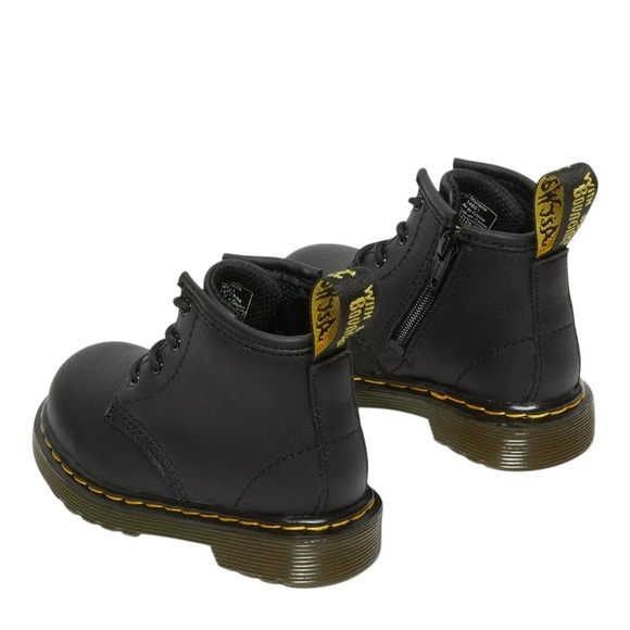 Dr. Martens INFANT 1460 SOFTY T LEATHER LACE UP BOOTS Size 6 NWOB - Picture 4 of 11